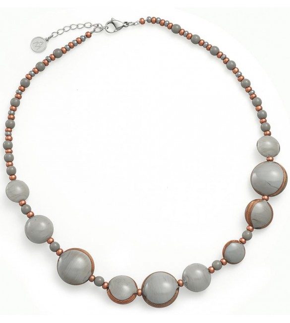 Collana donna gioielli Antica Murrina Mademoiselle Top Grigio cob53a12