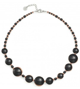 Collana donna gioielli Antica Murrina Mademoiselle Top Nero cob53a14
