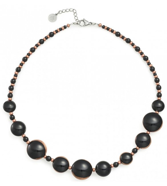 Collana donna gioielli Antica Murrina Mademoiselle Top Nero cob53a14