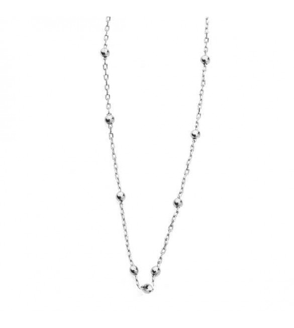 Collana donna gioielli Boccadamo Je Suis a sfere in bronzo rodiato xgr111