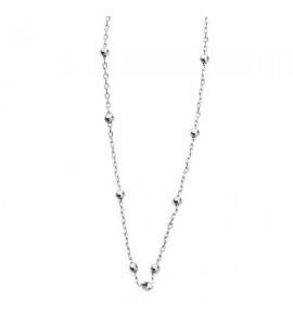 Collana donna gioielli Boccadamo Je Suis a sfere in bronzo rodiato xgr111