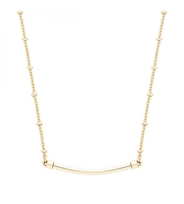 Collana donna gioielli Brosway base per Charm Très Jolie in acciaio pvd oro bct30