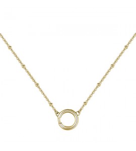Collana donna gioielli Brosway base per Charm Très Jolie in acciaio pvd oro mm 430 bct42