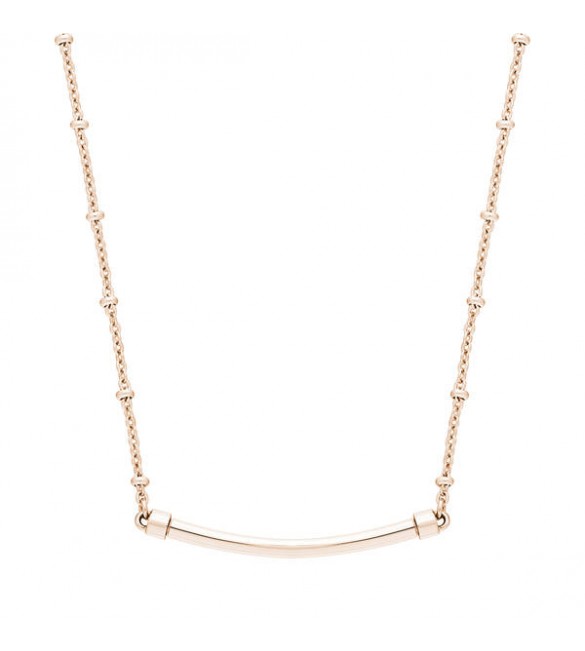 Collana donna gioielli Brosway base per Charm Très Jolie in acciaio pvd oro rosa bct29
