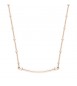 Collana donna gioielli Brosway base per Charm Très Jolie in acciaio pvd oro rosa bct29