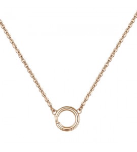 Collana donna gioielli Brosway base per Charm Très Jolie in acciaio pvd oro rosa mm 530 bct46