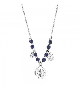 Collana Donna Gioielli Brosway Chakra in acciaio con Rosa dei Venti bhkl15