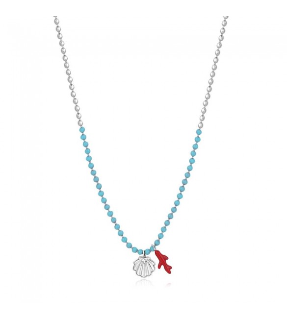 Collana Donna Gioielli Brosway Chant in acciaio con simboli marini bah67