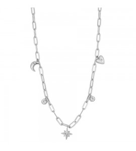 Collana Donna Gioielli Brosway Chant in acciaio Stella bah43