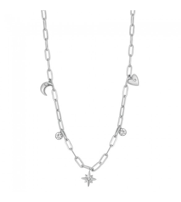 Collana Donna Gioielli Brosway Chant in acciaio Stella bah43