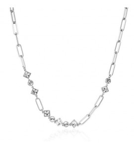 Collana Donna Gioielli Brosway Emphasis in acciaio e cristalli crystal beh05