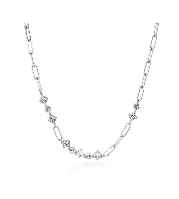 Collana Donna Gioielli Brosway Emphasis in acciaio e cristalli crystal beh05