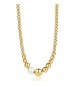 Collana Donna Gioielli Brosway Perfect in acciaio pvd oro con perla di conchiglia bpc02