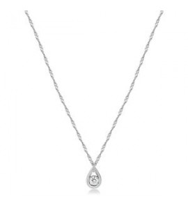 Collana Donna Gioielli Brosway Ribbon in acciaio e cristallo bbn29