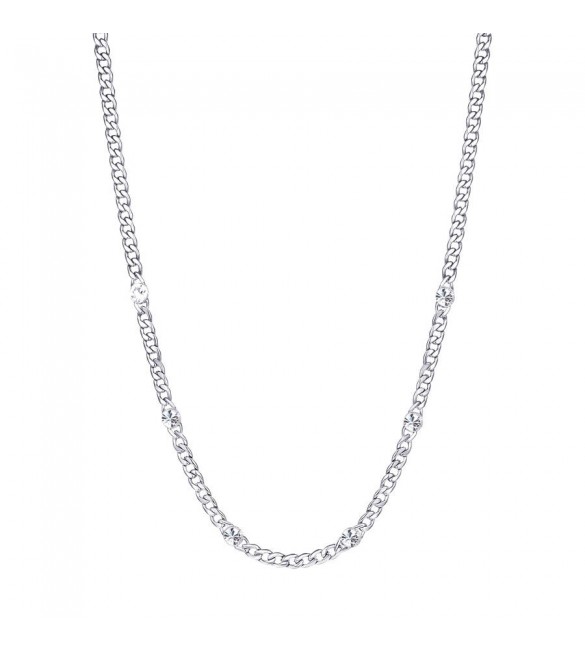 Collana Donna Gioielli Brosway Symphonia in acciaio 316L e cristalli crystal bym83