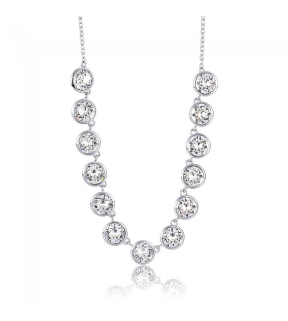 Collana Donna Gioielli Brosway Symphonia in acciaio e cristalli crystal bym57