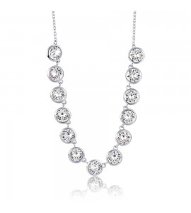 Collana Donna Gioielli Brosway Symphonia in acciaio e cristalli crystal bym57