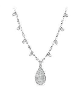 Collana Donna Gioielli Brosway Tailor in acciaio con cristalli crystal bil09