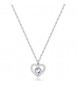 Collana Donna Gioielli S\'agapò Lucky Light in acciaio con Cuore e Cristallo skt35