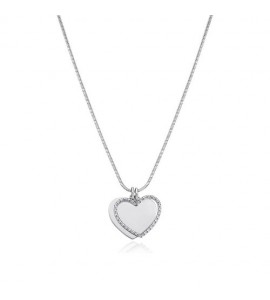 Collana Donna Gioielli S\'agapò Message in acciaio con Cuori ssg09