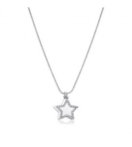 Collana Donna Gioielli S\'agapò Message in acciaio con Stelle ssg07