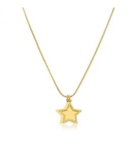 Collana Donna Gioielli S\'agapò Message in acciaio pvd oro con Stelle ssg08