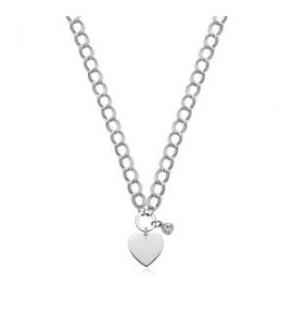Collana Donna Gioielli S\'agapò My Love in acciaio Cuore e cristallo bianco syl09