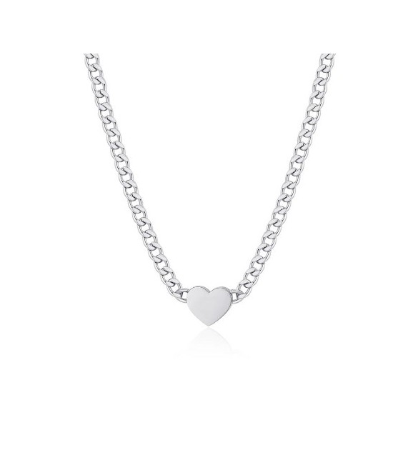 Collana Donna Gioielli S\'agapò My Love in acciaio e Cuore syl03