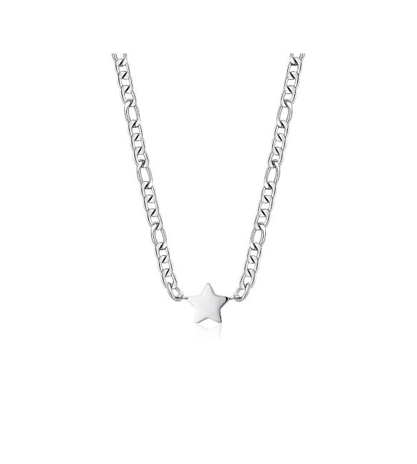 Collana Donna Gioielli S\'agapò My Love in acciaio e Stella syl01