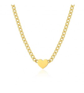 Collana Donna Gioielli S\'agapò My Love in acciaio pvd oro e Cuore syl04