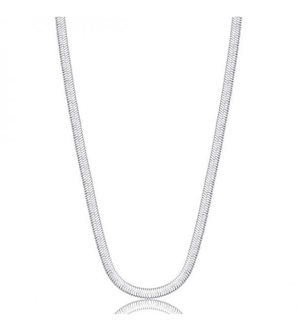 Collana Donna Gioielli Sagapò Chunky in acciaio 316L catena snake shk03