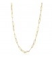 Collana Donna Gioielli Sagapò Chunky in acciaio 316L pvd oro catena shk02