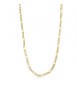 Collana Donna Gioielli Sagapò Chunky in acciaio 316L pvd oro catena shk06