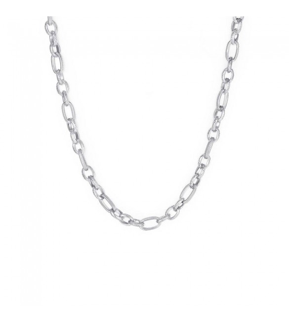 Collana Donna Gioielli Sagapò Chunky in acciaio catena grande shk10