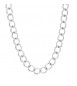 Collana Donna Gioielli Sagapò Chunky in acciaio catena grumetta larga shk29