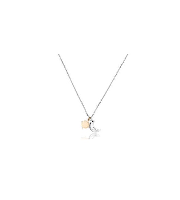 Collana Donna Gioielli Sagapò Feelings in acciaio con luna sfe03