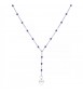 Collana donna gioielli Sagapò Happy in acciaio 316L con Cuore e Agata Viola personalizzabile con charms shac18