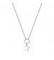 Collana donna gioielli Sagapò Happy in acciaio 316L con Stella personalizzabile con charms shac53