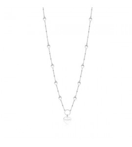 Collana donna gioielli Sagapò Happy in acciaio con Cuore personalizzabile con charms shac28