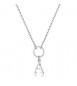 Collana Donna Gioielli Sagapò Happy in acciaio con lettera A shac65