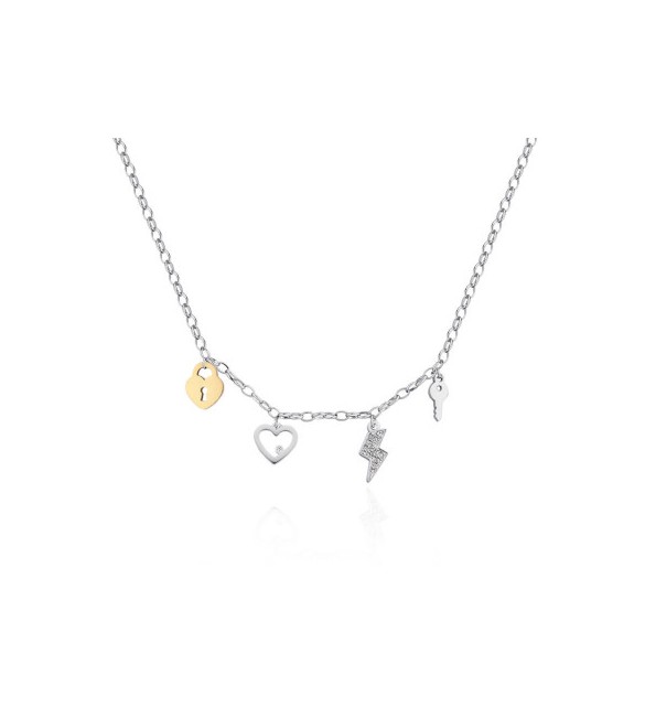 Collana Donna Gioielli Sagapò Happy in acciaio Saetta shar18