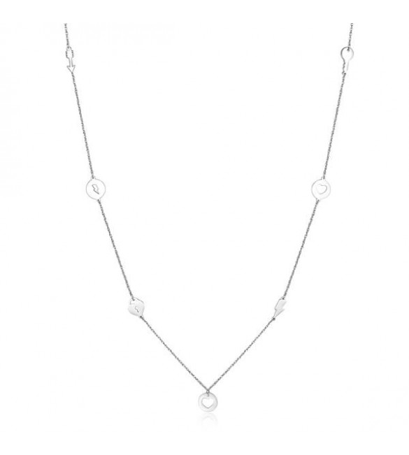 Collana donna gioielli Sagapò Hidden in acciaio 316L shd01