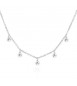 Collana Donna Gioielli Sagapò Luce in acciaio 316L con cristalli bianchi sce01