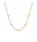 Collana Donna Gioielli Sagapò Luce in acciaio pvd oro con Stella sce09