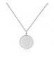 Collana donna gioielli Sagapò Lucky Coin in acciaio 316L con incisione sky05