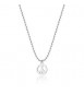 Collana Donna Gioielli Sagapò Smile in acciaio con simbolo della Pace ssm002