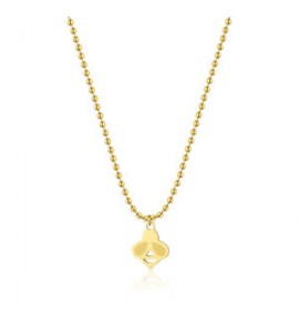 Collana Donna Gioielli Sagapò Smile in acciaio pvd oro con Ape ssm008