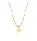 Collana Donna Gioielli Sagapò Smile in acciaio pvd oro con Ape ssm008