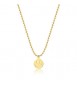 Collana Donna Gioielli Sagapò Smile in acciaio pvd oro con Smile ssm007