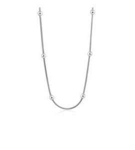 Collana Gioielli Sagapò Chunky in acciaio catena snake con sfere shk49